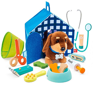 Игровой набор Hape "Ветеринарная клиника для щенков"