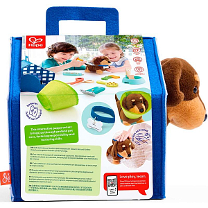 Игровой набор Hape "Ветеринарная клиника для щенков"