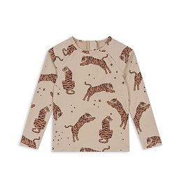 Футболка для плавания с длинным рукавом Конгес Слойд (Konges Slojd),созвездие тигра,4 года (уцененны