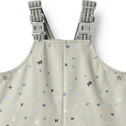 Комбинезон-дождевик Wheat "Charlo Light Flint Letters", криптограмма