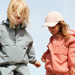 Анорак технологичный Wheat, синяя клетка