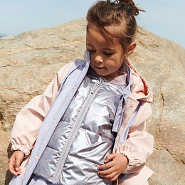 Куртка-дождевик Wheat, лиловая галактика