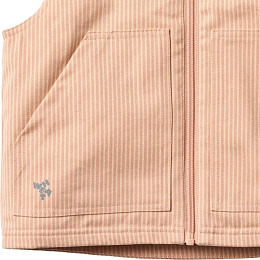 Жилет Wheat, полоски цвета сомо