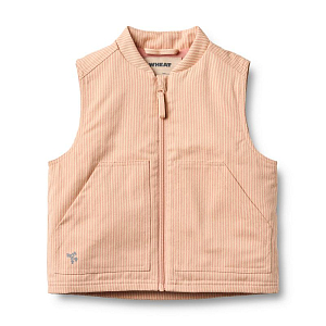 Жилет Wheat, полоски цвета сомо