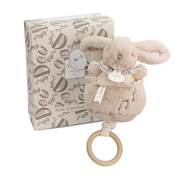 Музыкальная игрушка Doudou et Compagnie "Doudou", бежевая