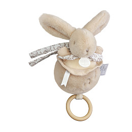 Музыкальная игрушка Doudou et Compagnie "Doudou", бежевая