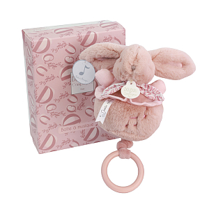 Музыкальная игрушка Doudou et Compagnie "Doudou", розовая