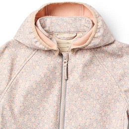 Комбинезон софтшелл Wheat "Limme Rose Shadow Flowers", розовая вуаль