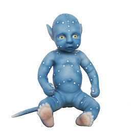 Кукла Magic Manufactory "На'ви", коллекция Галактика, ярко-голубая, 20 см