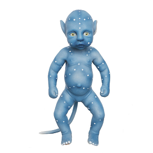 Кукла Magic Manufactory "На'ви", коллекция Галактика, ярко-голубая, 20 см