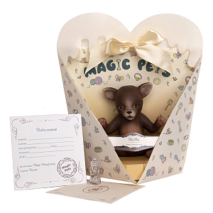 Игрушка Magic Manufactory "Щенок Чихуахуа", коллекция Животные, 15 см