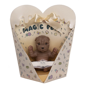 Игрушка Magic Manufactory "Щенок Шарпей", коллекция Животные, 18 см