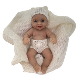 Пупс Magic Manufactory, коллекция Малыш, белый, 12 см