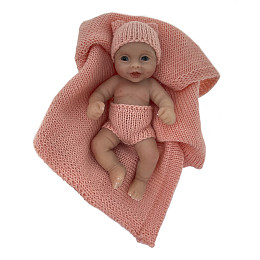 Пупс Magic Manufactory, коллекция Малыш, розовый, 12 см