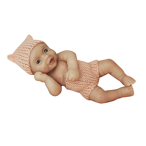 Пупс Magic Manufactory, коллекция Малыш, розовый, 12 см