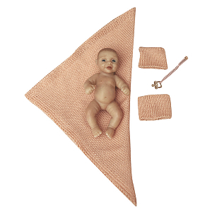 Пупс Magic Manufactory, коллекция Малыш, розовый, 12 см