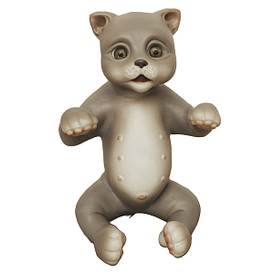 Игрушка Magic Manufactory "Кот", коллекция Magic Pets, серый, 19 см