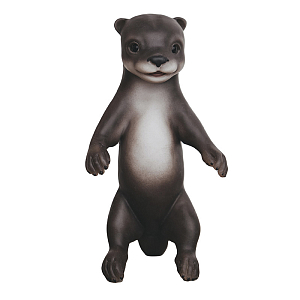 Игрушка Magic Manufactory "Выдра", коллекция Magic Pets, темно-коричневая, 15 см