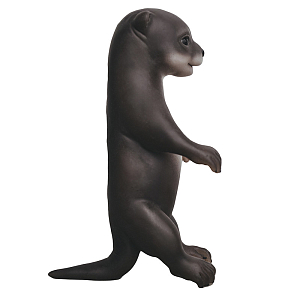 Игрушка Magic Manufactory "Выдра", коллекция Magic Pets, темно-коричневая, 15 см