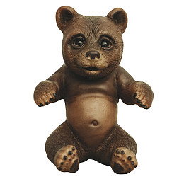 Игрушка Magic Manufactory "Медведь", коллекция Magic Forest, коричневый, 11 см