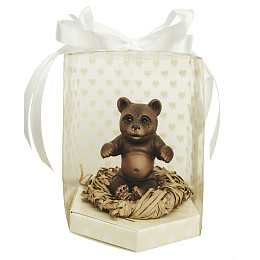 Игрушка Magic Manufactory "Медведь", коллекция Magic Forest, коричневый, 11 см