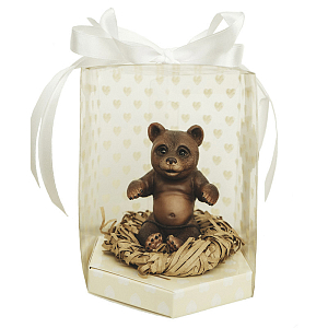 Игрушка Magic Manufactory "Медведь", коллекция Magic Forest, коричневый, 11 см