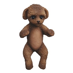 Игрушка Magic Manufactory "Пудель", коллекция Magic Pets, коричневый, 18 см