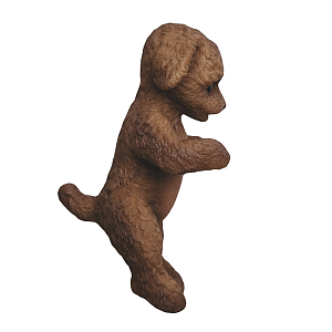 Игрушка Magic Manufactory "Пудель", коллекция Magic Pets, коричневый, 18 см