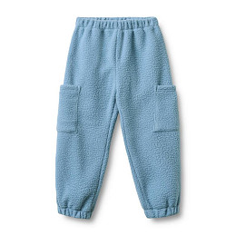 Брюки флисовые Wheat "Suun Faded Denim", небесно-голубые