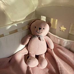 Мобиль музыкальный Vanilla Copenhagen "Teddy", пудрово-розовый