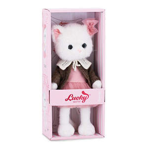 Мягкая игрушка Orange Toys "Кошечка Софи", уютный вечер, с каркасом, 37 см