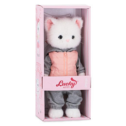 Мягкая игрушка Orange Toys "Кошечка Софи", спортивная прогулка, с каркасом, 37 см