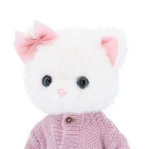 Мягкая игрушка Orange Toys "Кошечка Софи", вязаные вишенки, с каркасом, 37 см