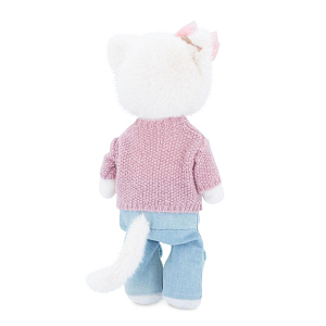 Мягкая игрушка Orange Toys "Кошечка Софи", вязаные вишенки, с каркасом, 37 см