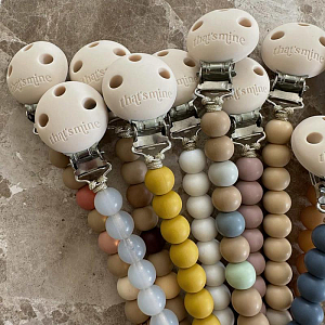 Держатель для пустышки Зэтс Майн (That's Mine) "Абель", охра