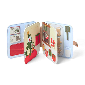 Книга развивающая из фетра Зэтс Майн (That's Mine) "Эмори Рождественский Мишка"