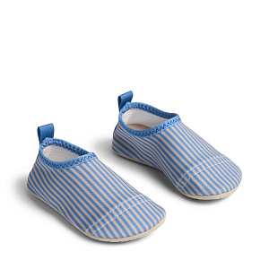 Тапочки для пляжа Wheat, голубые полоски