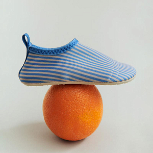 Тапочки для пляжа Wheat, голубые полоски