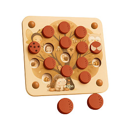 Пазл деревянный Mrs. Ertha "Pop & Peek", бежевый