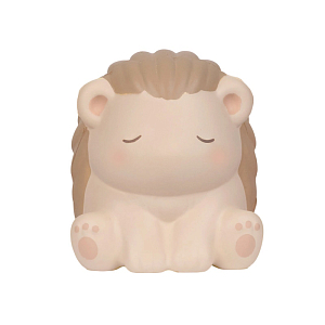 Игрушка сквиш антистресс Mrs. Ertha "Ежик Hoglet", кремовая с коричневым