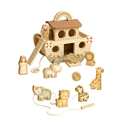 Ковчег деревянный Mrs. Ertha "Noah's Ark", бежевый