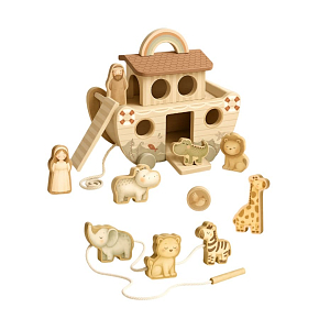 Ковчег деревянный Mrs. Ertha "Noah's Ark", бежевый