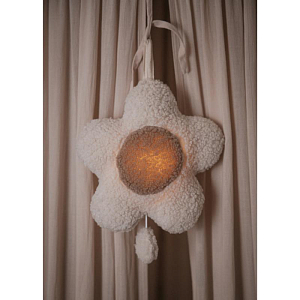 Мобиль музыкальный с подсветкой Mrs. Ertha "Flower", молочный