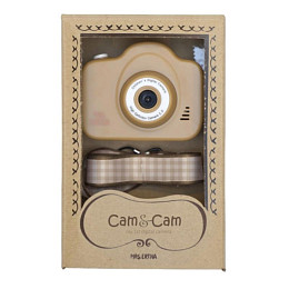 Цифровая камера Mrs. Ertha "Cam Cam Soft Squares", кремовая клетка виши