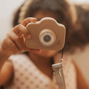 Цифровая камера Mrs. Ertha "Cam Cam Soft Squares", кремовая клетка виши