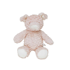 Мягкая игрушка Mrs. Ertha "Свинка Mr. Pipper", розовая, 31 см