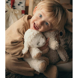 Мягкая игрушка Mrs. Ertha "Динозавр Mr. Puffy", серая, 31 см