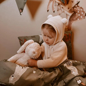 Мягкая игрушка Mrs. Ertha "Кролик Mrs. Pookie", белая, 31 см