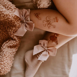 Набор временных татуировок Mrs. Ertha "Flamingo", 25 шт, фламинго и друзья