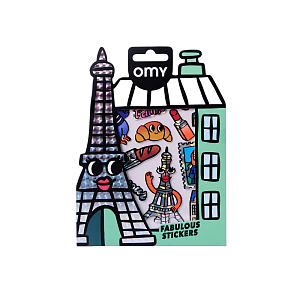 Набор стикеров OMY "Fabulous Big Paris"